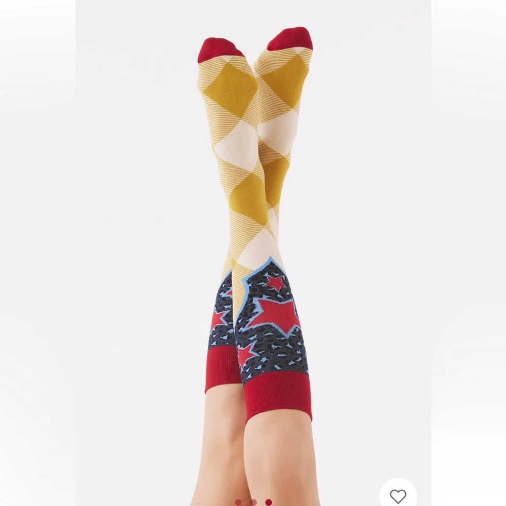Double D Ranchwear Colorful Patterned Knee-High Socks